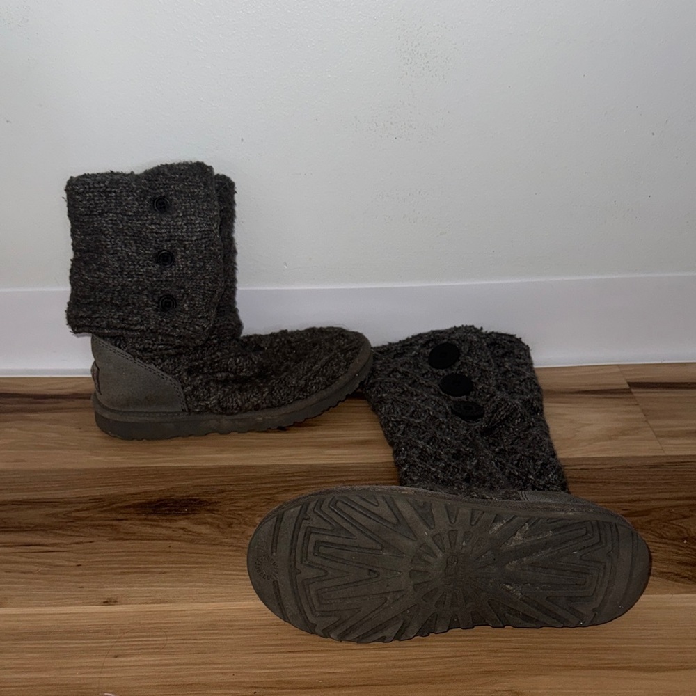Ugg Cozy Knit Button Boots